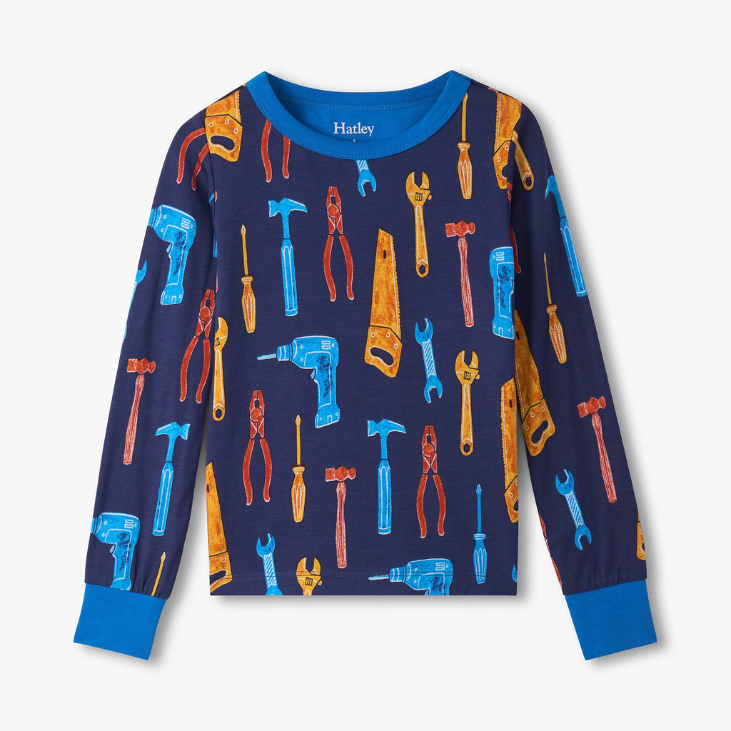 Hatley Lots of Tools Bamboo Pajama Set