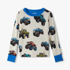 Hatley Mega Monster Truck Bamboo Pajama Set