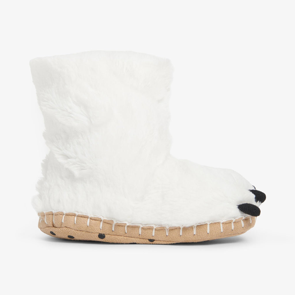 Little Blue House Polar Bear Paw Slippers