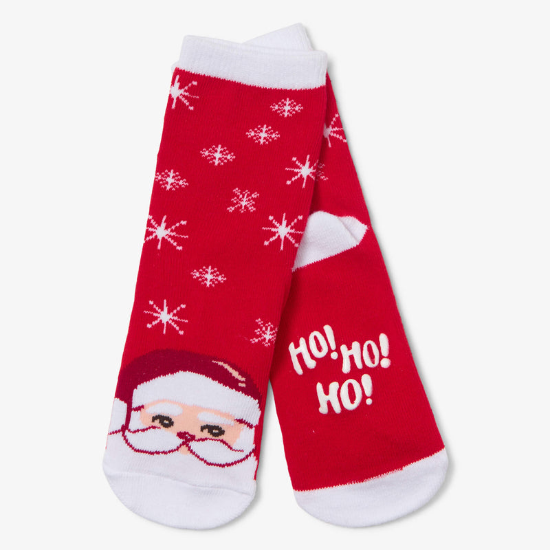 Little Blue House Cheerful Claus Socks