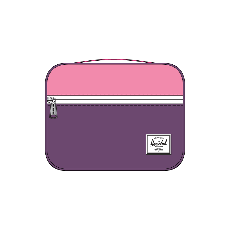 Herschel Sunset Purple/Sachet Pink Little Herschel Pop Quiz Lunch Box