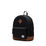 Herschel Black/Saddle Brown Heritage Youth Backpack