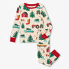 Little Blue House Christmas Tree Farm Kids Pajama Set