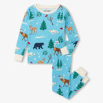 Little Blue House Blue Winter Wonderland Kids Pajama Set