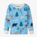 Little Blue House Blue Winter Wonderland Kids Pajama Set