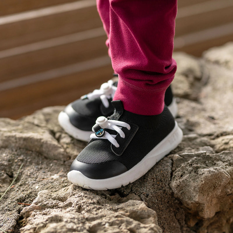 Jan & Jul Black RainRunners Waterproof Toddler Sneaker