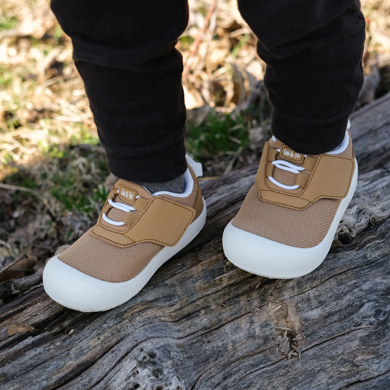 Jan & Jul Soft Brown Mini Flyer Toddler Sneaker