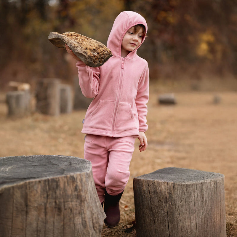 Jan & Jul Dusty Pink Fleece Jacket