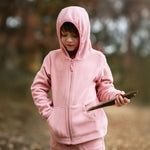 Jan & Jul Dusty Pink Fleece Jacket
