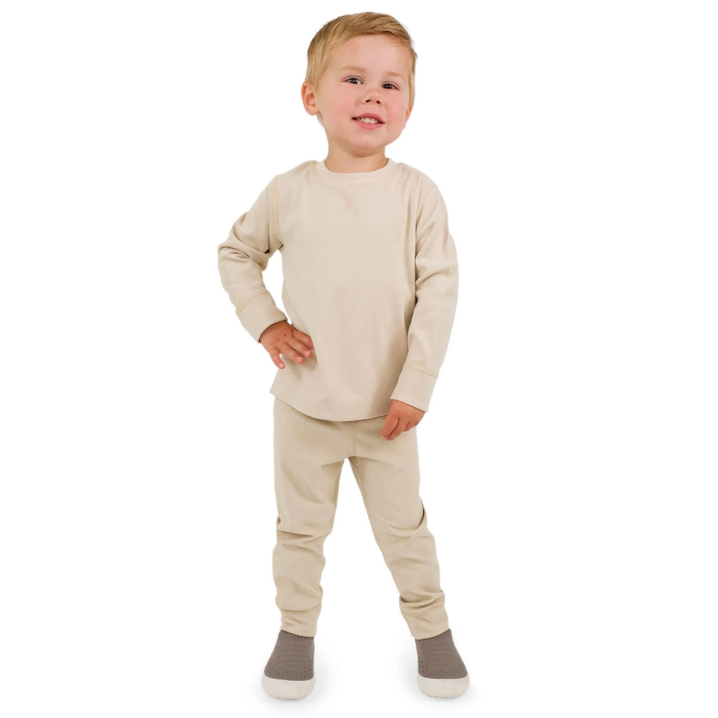 Jan & Jul Oatmeal Thermal Base Layer Top