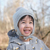 Jan & Jul Soft Grey Pom-Pom Knit Hat
