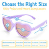 Jan & Jul Lavender Heart Polarized Sunglasses