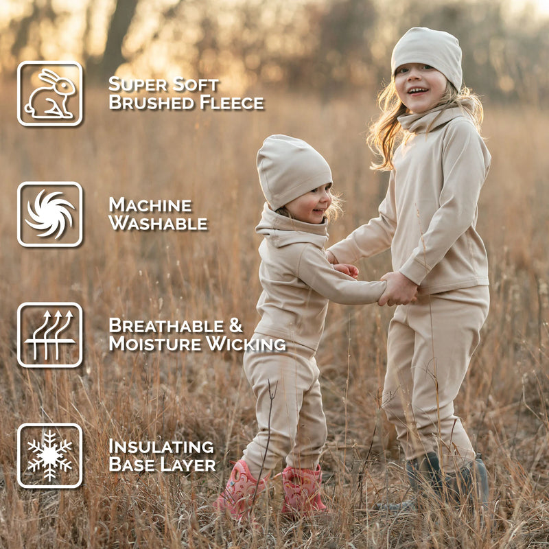 Jan & Jul Oatmeal Thermal Base Layer Top