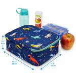 Jan & Jul Space Dinos Lunch Bag