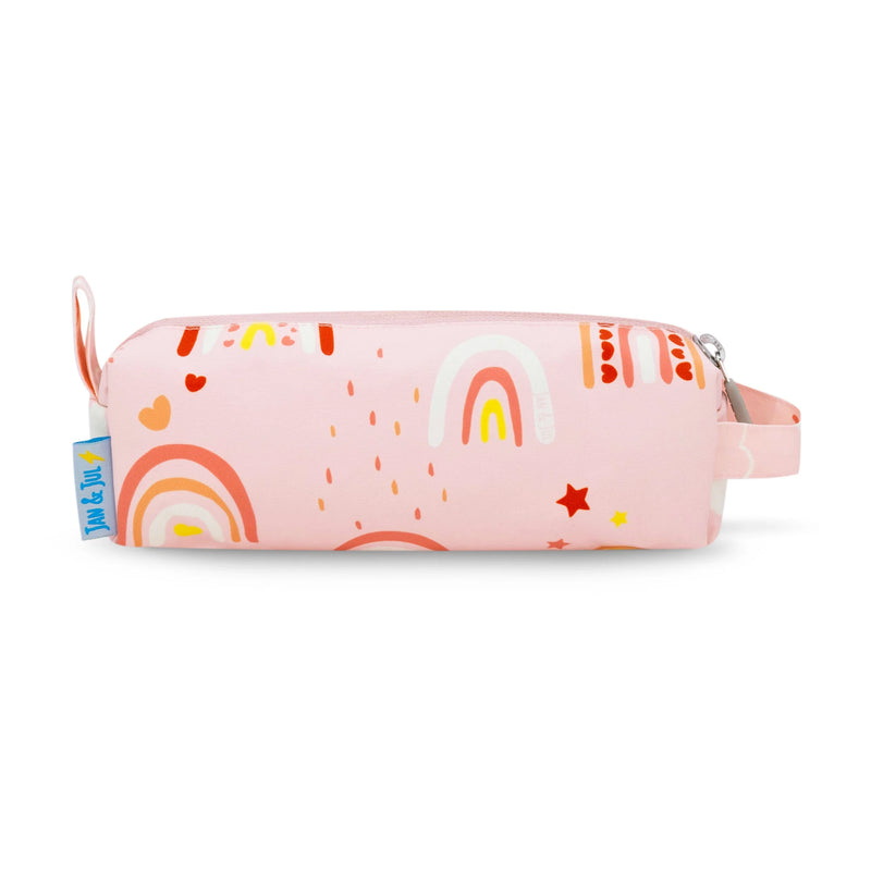 Jan & Jul Pink Rainbow Pencil Case