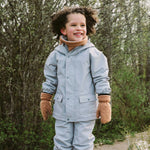 Jan & Jul Brown Bear Fleece Mitten
