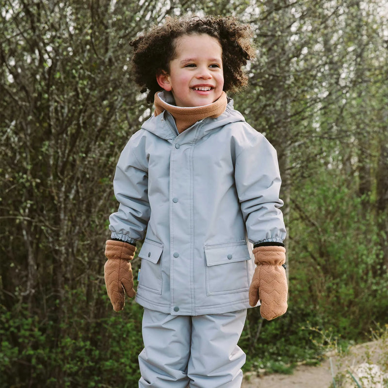 Jan & Jul Brown Bear Fleece Mitten