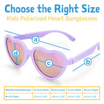 Jan & Jul Lavender Heart Polarized Sunglasses