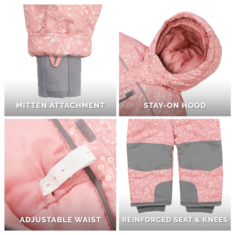 Jan & Jul Prairie Flowers Toasty-Dry Snowsuit