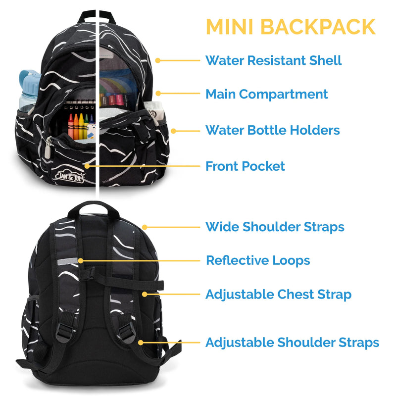 Jan & Jul Navy Forest Mini Backpack