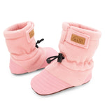 Jan & Jul Dusty Pink Stay-Put Cozy Booties