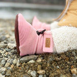 Jan & Jul Dusty Pink Stay-Put Cozy Booties