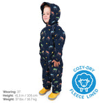 Jan & Jul Big Trucks Cozy-Dry Rain Suit