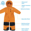 Jan & Jul Cinnamon Toasty-Dry Snowsuit