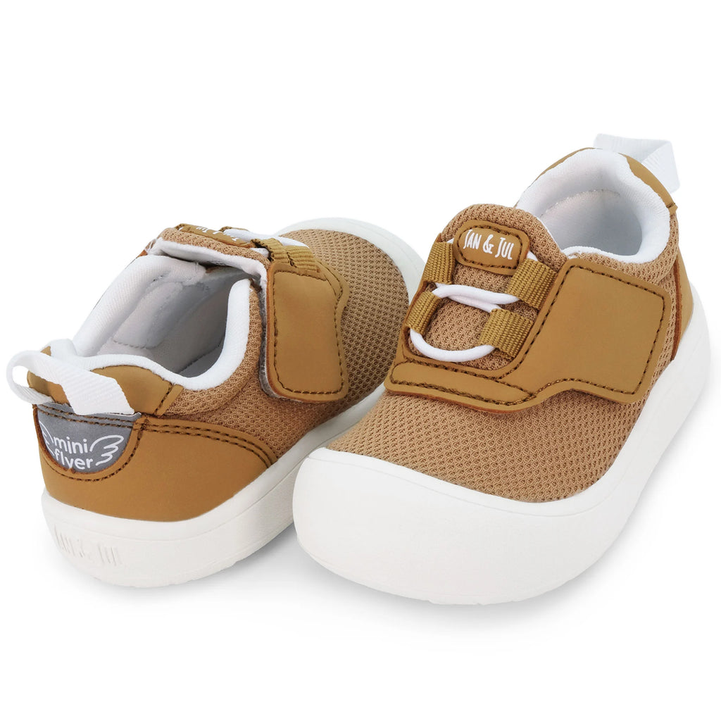 Jan & Jul Soft Brown Mini Flyer Toddler Sneaker