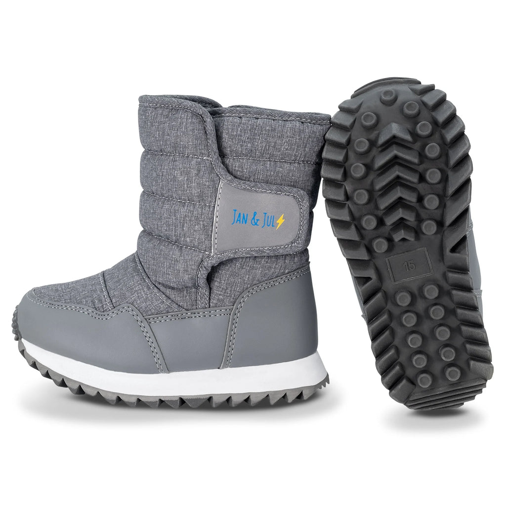 Jan & Jul Heather Grey Tall Puffy Boot