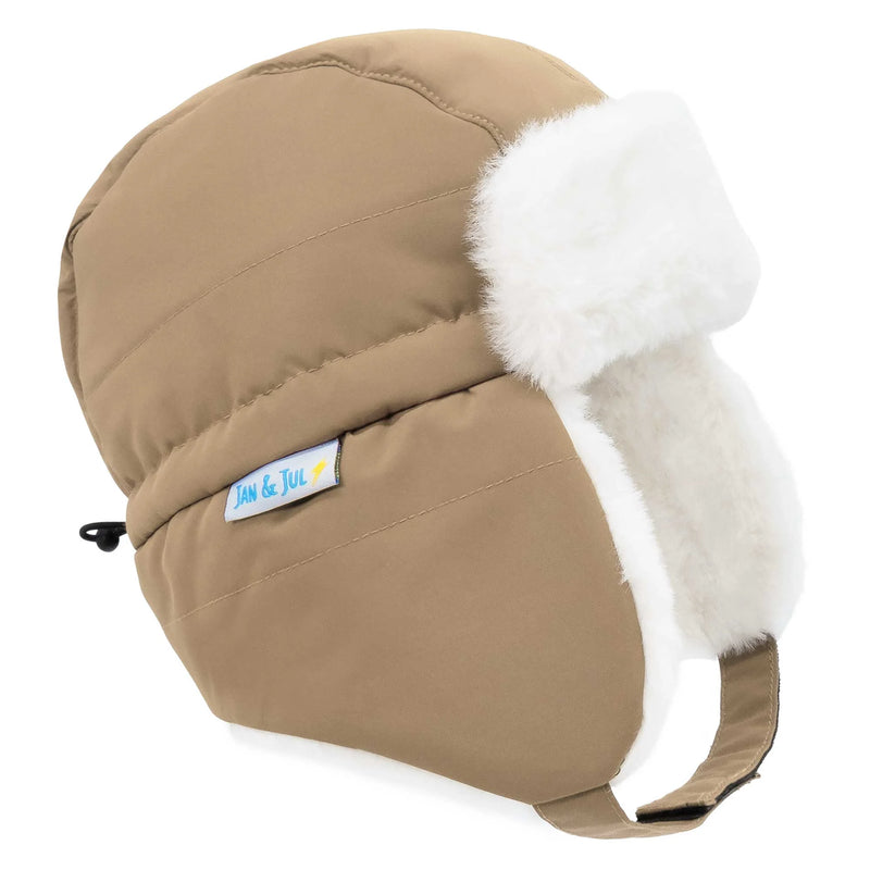 Jan & Jul Soft Brown Toasty-Dry Trapper Hat