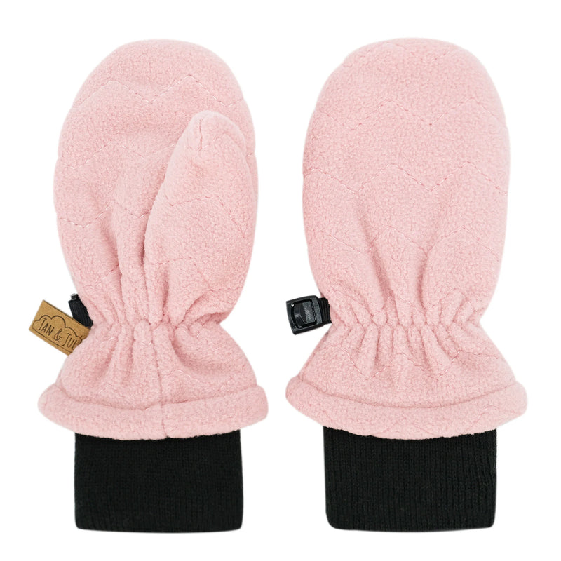 Jan & Jul Dusty Pink Fleece Mitten