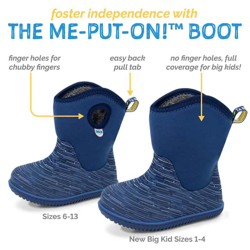 Jan & Jul Apricot Flower Toasty-Dry Lite Boots