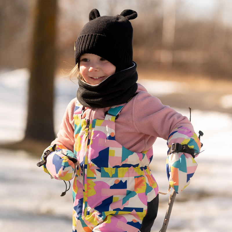 Jan & Jul Black Bear Knit Hat