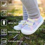 Jan & Jul Grey Construction Mini Canvas Toddler Sneaker