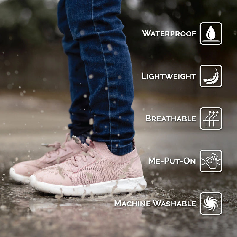 Jan & Jul Black RainRunners Waterproof Toddler Sneaker
