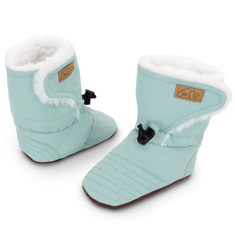 Jan & Jul Dusty Mint Stay-Put Winter Booties