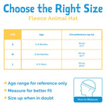 Jan & Jul Grey Fox Fleece Animal Hat