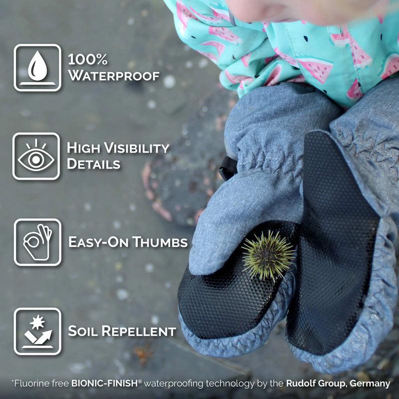 Jan & Jul Dusty Pink Cozy-Dry Waterproof Rain Mitten
