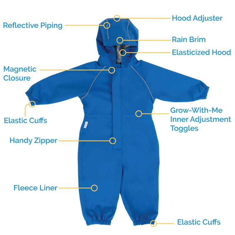 Jan & Jul Purple Dream Cozy-Dry Rain Suit