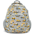 Jan & Jul Grey Construction Kids Backpack