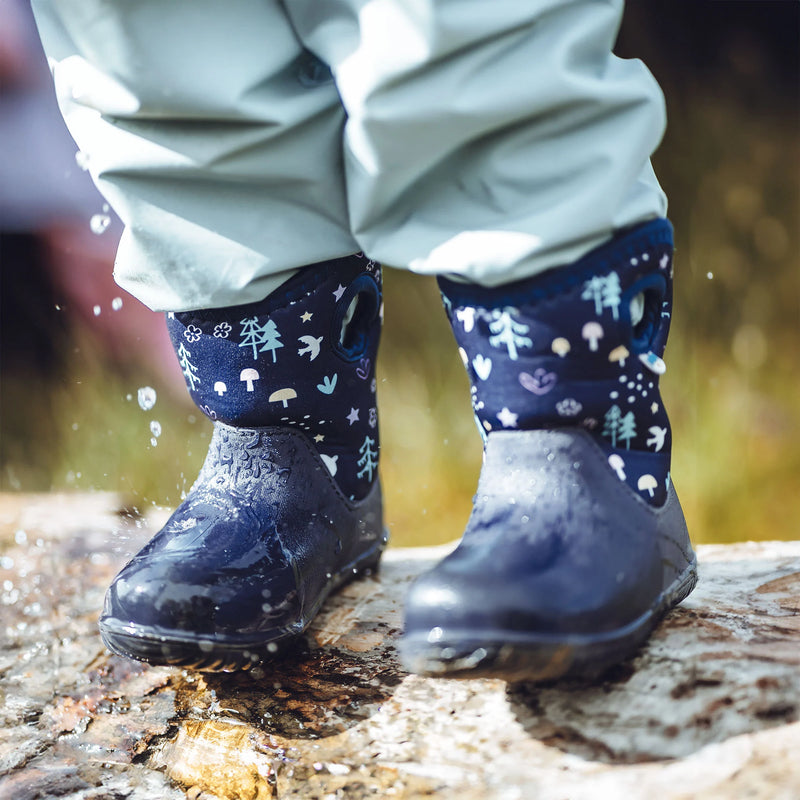 Jan & Jul Navy Forest Toasty-Dry Lite Boots