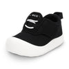 Jan & Jul Black Tie Mini Flyer Toddler Sneaker
