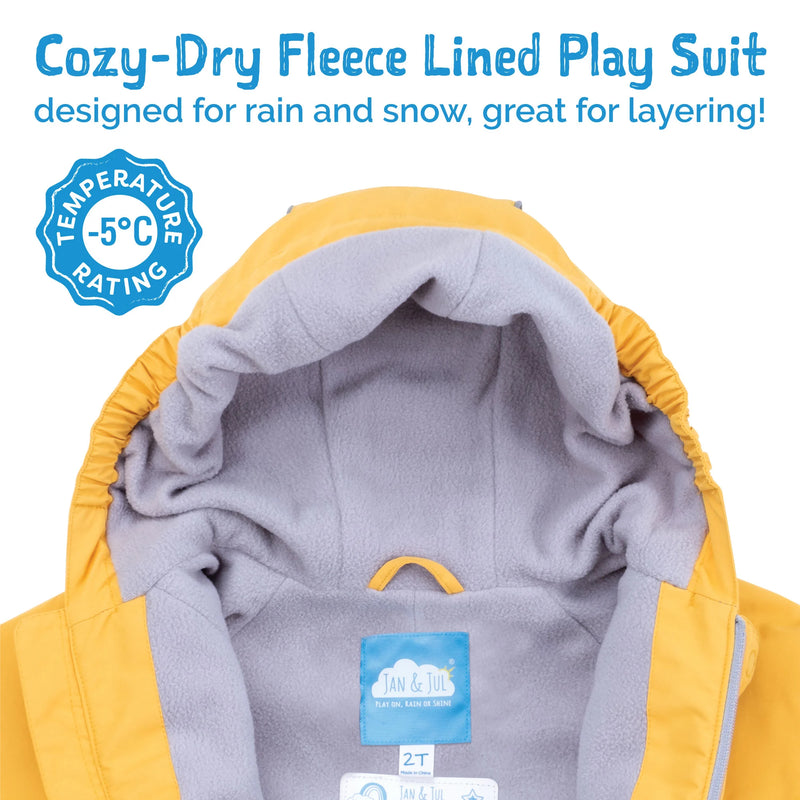 Jan & Jul Purple Dream Cozy-Dry Rain Suit
