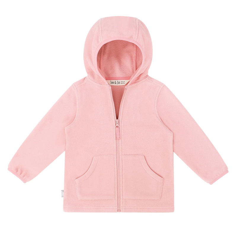 Jan & Jul Dusty Pink Fleece Jacket