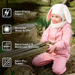 Jan & Jul Cream Bunny Fleece Animal Hat