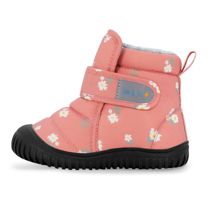 Jan & Jul Apricot Flower Toasty-Dry Booties