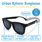 Jan & Jul Frosty Blue Aurora Polarized Sunglasses