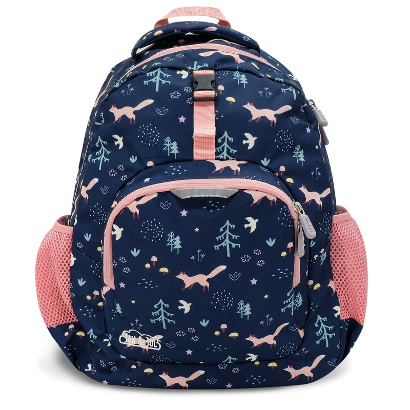 Jan & Jul Navy Forest Kids Backpack