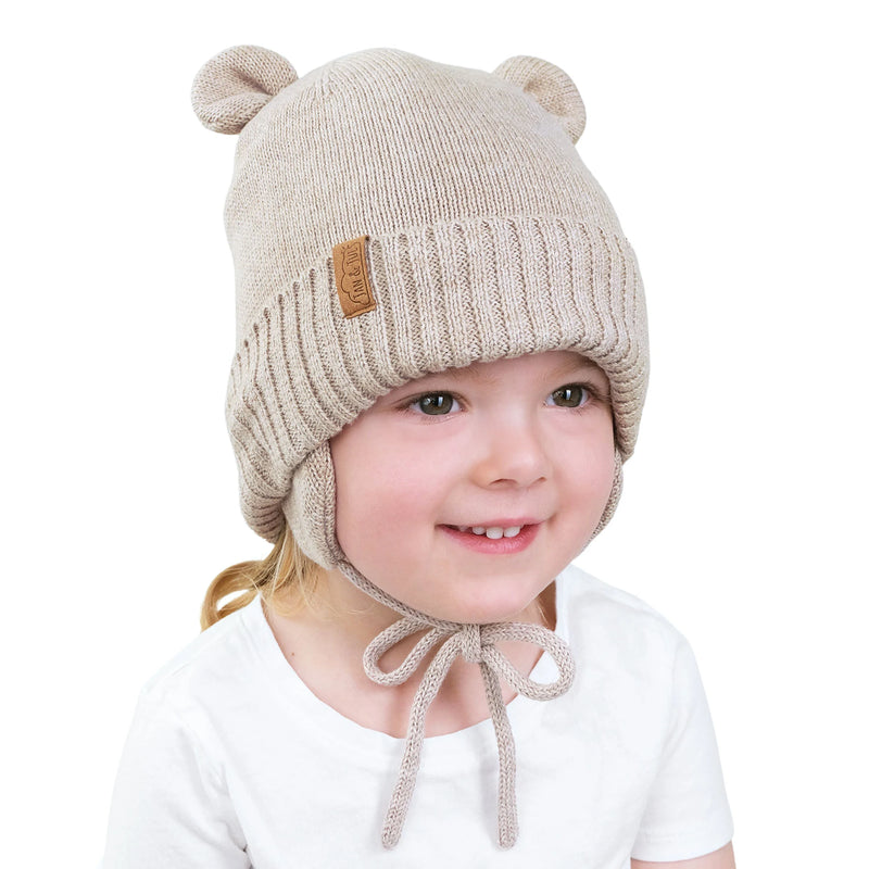 Jan & Jul Wheat Field Bear Knit Hat